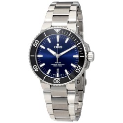 Pre-owned Oris Aquis Automatic Blue Dial Men's Watch 01 733 7730 4135-07 8 24 05PEB
