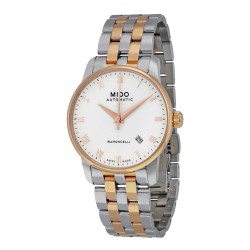 Baroncelli Automatic White Dial Two-tone Men's Watch M86009N61