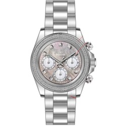 Elite Diamond Chronograph GMT Quartz Ladies Watch 48756