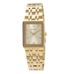 Quadra Quartz Diamond Champagne Dial Men's Watch 97D120