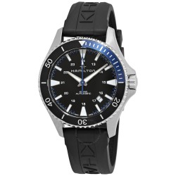Khaki Navy Scuba Automatic Black Dial Batman Bezel Men's Watch H82315331