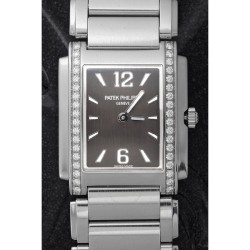 Twenty-4 Quartz Grey Sunburst Diamond Ladies Watch 4910-1200A-010