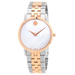 Museum Classic Quartz White Mother of Pearl Dial Ladies Watch 0607629