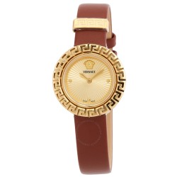 La Greca Quartz Gold Dial Ladies Watch VE8C00124