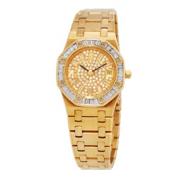 Pre-Owned Audemars Piguet Gold Royal Oak Ladies Watch 66464BA