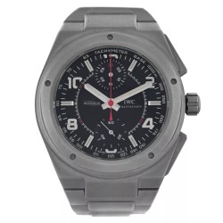 Pre-owned IWC Ingenieur Chronograph Amg Chronograph Black Dial Men's Watch IW372503