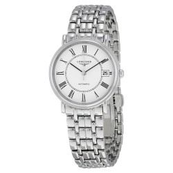 Presence Automatic White Dial Men's Watch L4.821.4.11.6