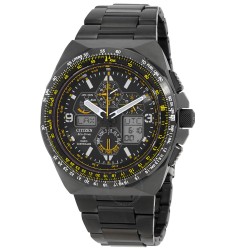 Promaster Skyhawk A-T Chronograph GMT Black Dial Men's Watch JY8127-59E