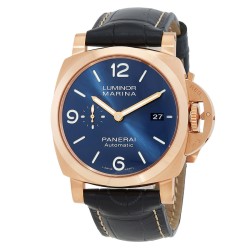 Luminor Marina Goldtech Automatic Blue Dial Men's Watch PAM01112