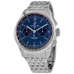 Premier B01 Chronograph Automatic Chronometer Blue Dial Men's Watch AB0118221C1A1