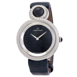 Lady 8 Blue Aventurine Quartz Dial Polished Stainless Steel Automatic Ladies Watch J014500270