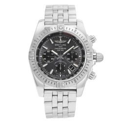 Pre-owned Breitling Chronomat Chronograph Automatic Chronometer Grey Dial Men's Watch AB01151A/F577-388A