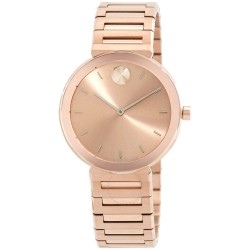 Bold Horizon Quartz Rose Gold Dial Ladies Watch 3601089