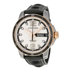 G.P.M.H Grey Dial Black Leather Men's Watch 168568-9001
