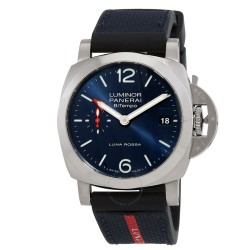 Luminor Quaranta Bitempo Luna Rossa GMT Automatic Blue Dial Men's Watch PAM01404