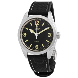 Ranger Automatic Black Dial Men's Rubber and Leather Watch M79950-0002