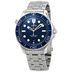 Seamaster Automatic Blue Dial Steel Men's Watch 210.30.42.20.03.001