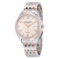 Baume and Mercier Clifton Automatic Silver Dial Two-tone Men's Watch 10140