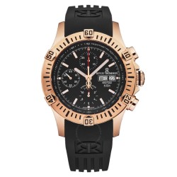 Air speed Chronograph Automatic Black Dial Men's Watch 16071.6667