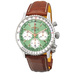 Navitimer Chronograph Automatic Chronometer Green Dial Men's Watch
