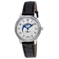 Pre-owned Montblanc Boheme Diamond White Dial Ladies Watch 114732