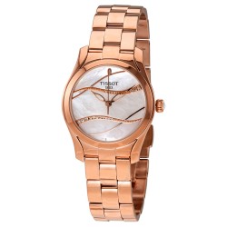 T-Wave Mother of Pearl Diamond Dial Ladies Watch T112.210.33.111.00