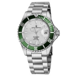 Pre-owned Revue Thommen Diver Xl Silver Dial Men's Watch 17571.2124