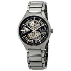 True Automatic Open Heart Black/Skeleton Dial Men's Watch R27510152