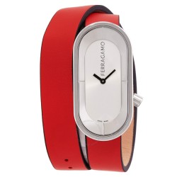 Curve Quartz Silver Dial Unisex Watch SFK300223