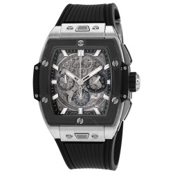 Spirit Of Big Bang Chronograph Automatic Silver Dial Men's Watch 642.NM.0170.RX