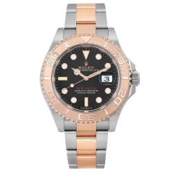 Pre-owned Rolex Yacht-Master Automatic Chronometer Black Dial Men's Watch 126621 BKSO