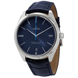 De Ville Hand Wind Chronometer Blue Dial Men's Watch 432.13.40.21.03.001