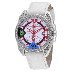 Cavallo Pazzo Chronograph Quartz Ladies Watch 161MOPRDDC/WH OS