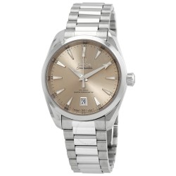 Seamaster Aqua Terra Automatic Chronometer Sandstone Dial Unisex Watch 220.10.38.20.09.001