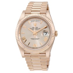 Day-Date 40 Sundust Dial 18K Everose Gold President Automatic Men's Watch 228235SNRP