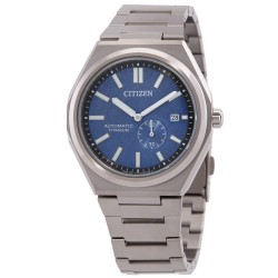 Zenshin Automatic Blue Dial Men's Watch NJ0180-80L