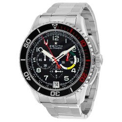 El Primero Stratos Flyback Black Dial Chronograph Automatic Men's Watch 03206140521M2060
