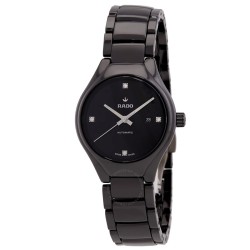 True Automatic Diamond Black Dial Ladies Watch R27242722