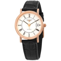Elegant Automatic White Dial Ladies Watch L4.378.8.11.0