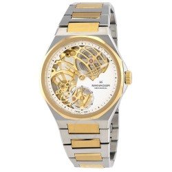 Revolution Hand Wind White Dial Men's Watch MAN-RM-11-BM