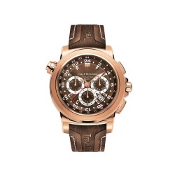 Patravi TravelTec Chronograph Automatic Brown Dial Men's Watch 00.10620.03.93.02