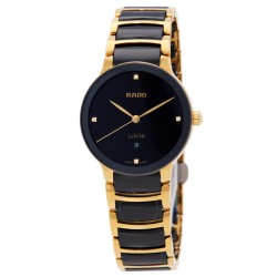 Centrix Diamonds Quartz Black Dial Ladies Watch R30025712