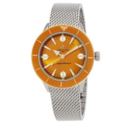 Superocean Heritage Automatic Orange Dial Ladies Watch U10340281I1A1