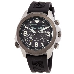 Promaster Land Chronograph Analog-Digital Black Dial Men's Watch JV100707E