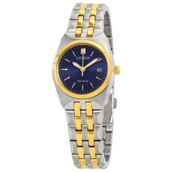 Corso Eco-Drive Blue Dial Two-tone Ladies Watch EW2294-53L