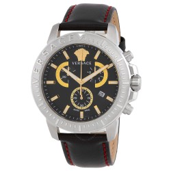 New Chrono Quartz Black Dial Men's Watch VE2E00121