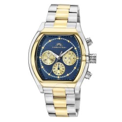 Roman Chronograph Quartz Blue Dial Men's Watch 1291EROS