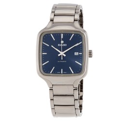 Open Box - Rado True Square Automatic Blue Dial Unisex Watch R27077202