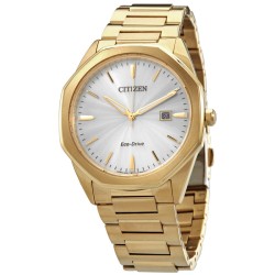 Eco-Drive Octagon Silver Dial Men Watch BM7492-57A