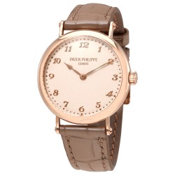Cream Dial 18kt Rose Gold Automatic Ladies Watch 7200R-001
